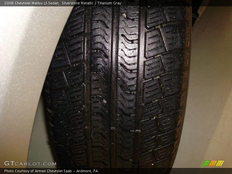 Silverstone Metallic / Titanium Gray 2008 Chevrolet Malibu LS Sedan