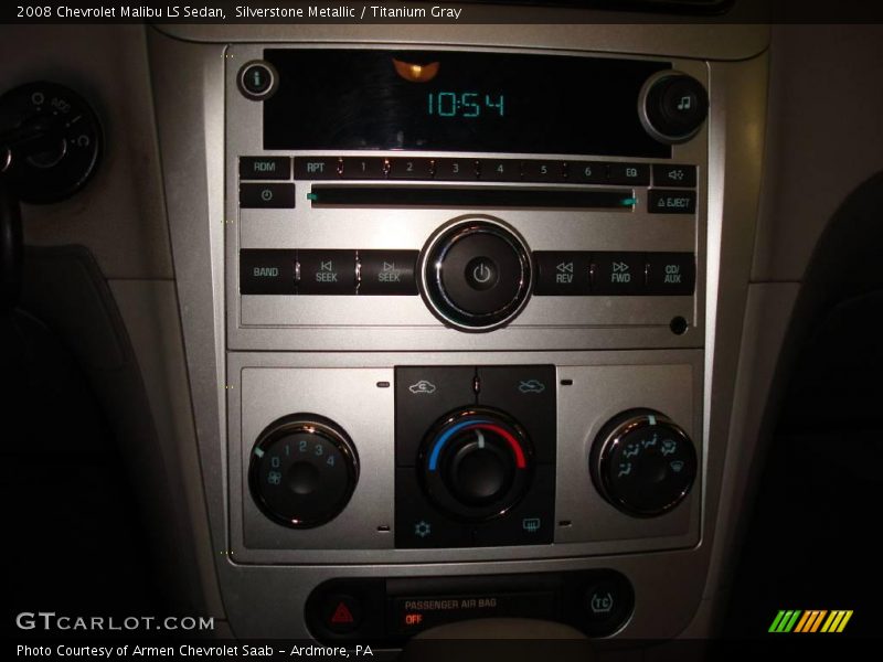 Silverstone Metallic / Titanium Gray 2008 Chevrolet Malibu LS Sedan