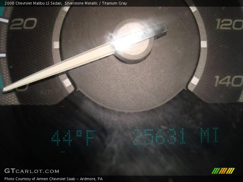 Silverstone Metallic / Titanium Gray 2008 Chevrolet Malibu LS Sedan