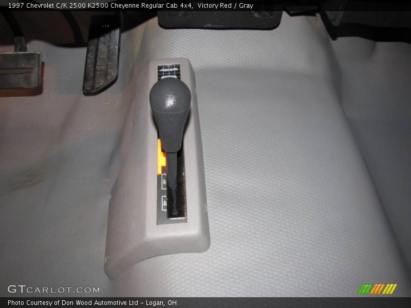 Victory Red / Gray 1997 Chevrolet C/K 2500 K2500 Cheyenne Regular Cab 4x4
