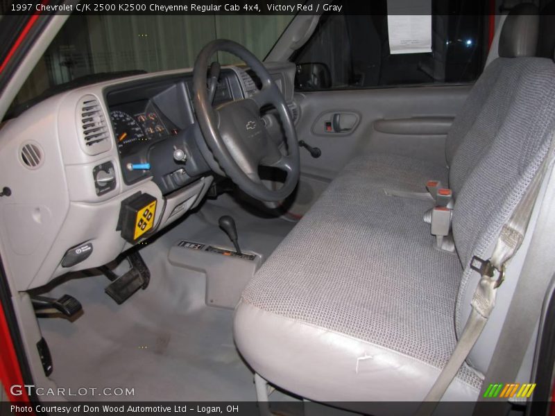 Victory Red / Gray 1997 Chevrolet C/K 2500 K2500 Cheyenne Regular Cab 4x4