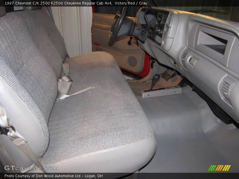 Victory Red / Gray 1997 Chevrolet C/K 2500 K2500 Cheyenne Regular Cab 4x4