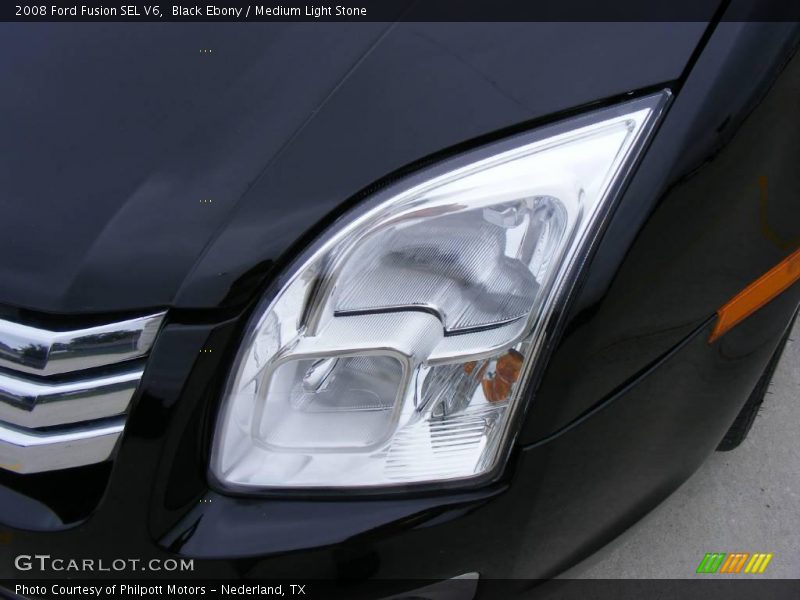 Black Ebony / Medium Light Stone 2008 Ford Fusion SEL V6