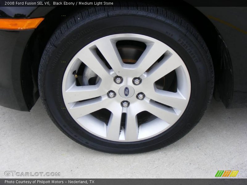 Black Ebony / Medium Light Stone 2008 Ford Fusion SEL V6