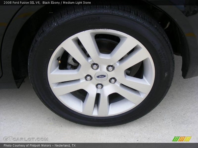 Black Ebony / Medium Light Stone 2008 Ford Fusion SEL V6