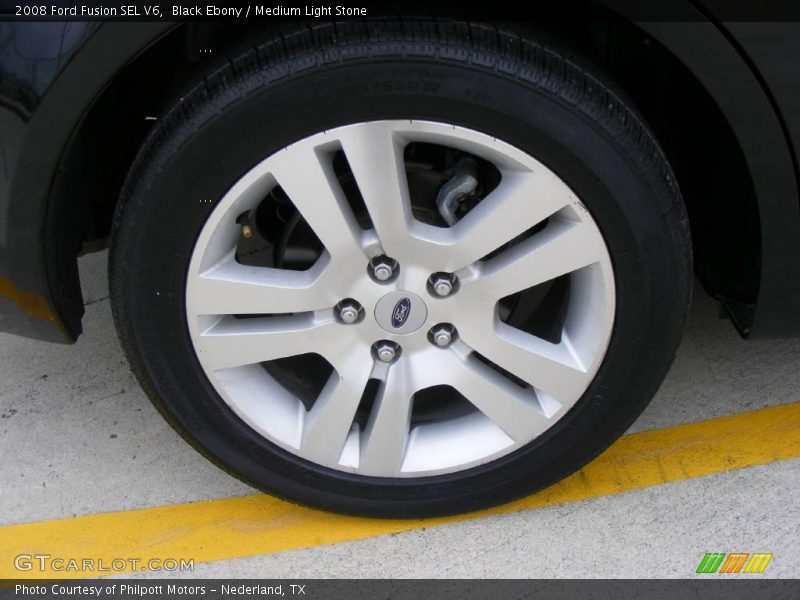 Black Ebony / Medium Light Stone 2008 Ford Fusion SEL V6