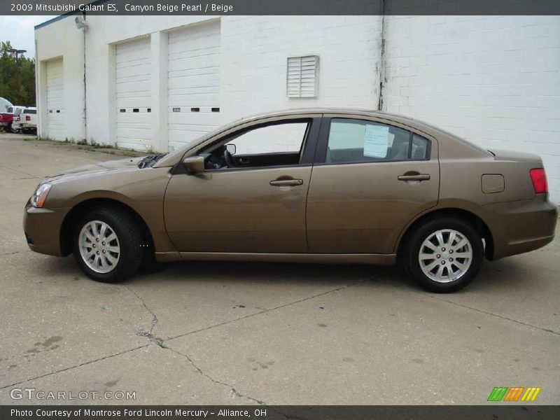 Canyon Beige Pearl / Beige 2009 Mitsubishi Galant ES