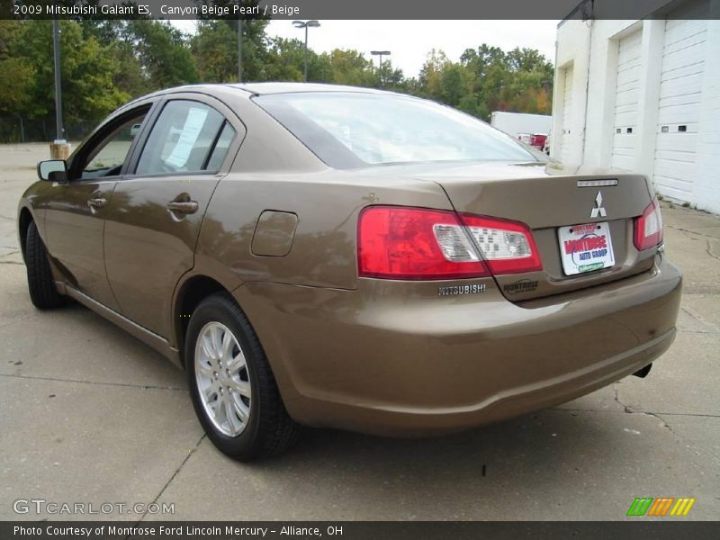 Canyon Beige Pearl / Beige 2009 Mitsubishi Galant ES