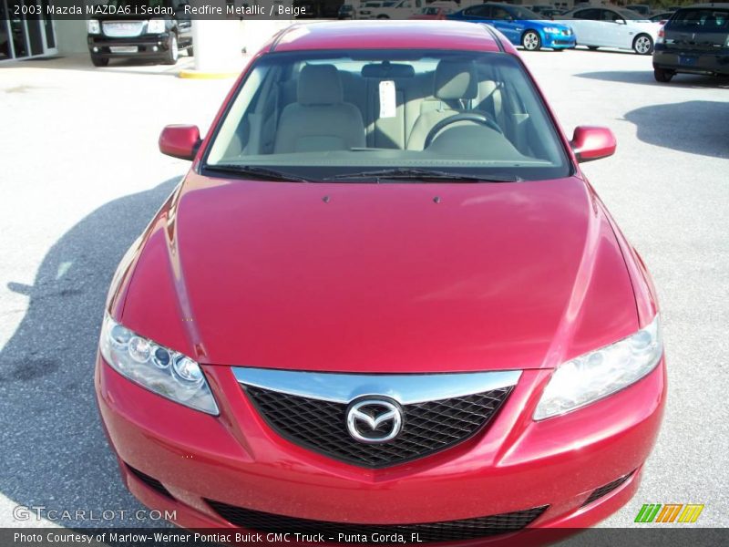 Redfire Metallic / Beige 2003 Mazda MAZDA6 i Sedan