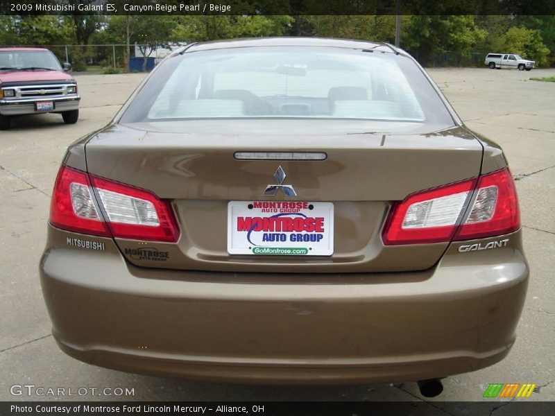 Canyon Beige Pearl / Beige 2009 Mitsubishi Galant ES