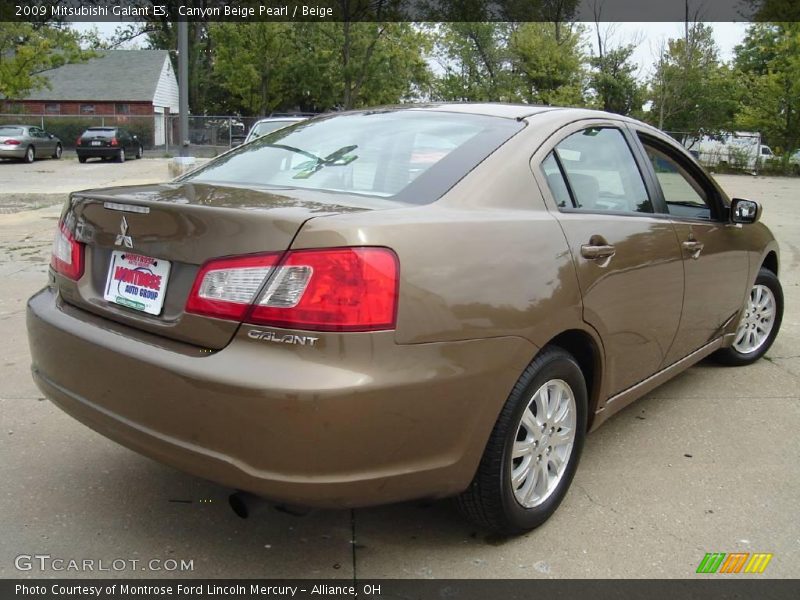 Canyon Beige Pearl / Beige 2009 Mitsubishi Galant ES