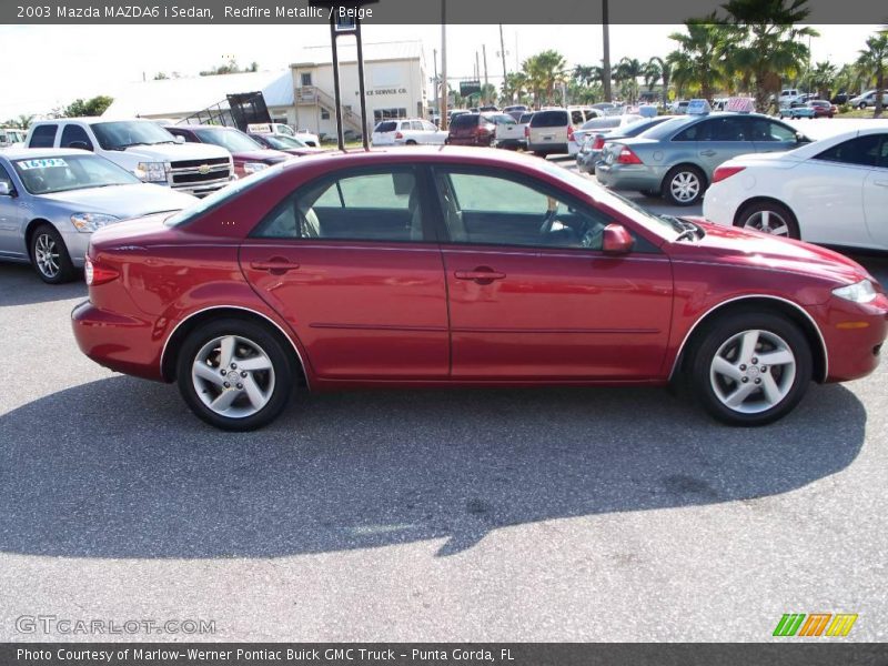 Redfire Metallic / Beige 2003 Mazda MAZDA6 i Sedan