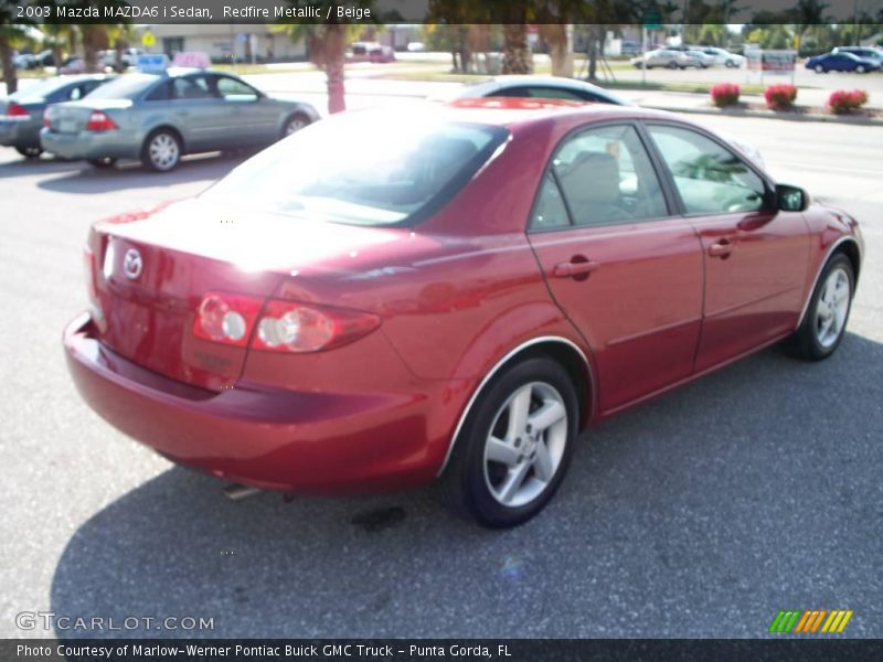 Redfire Metallic / Beige 2003 Mazda MAZDA6 i Sedan
