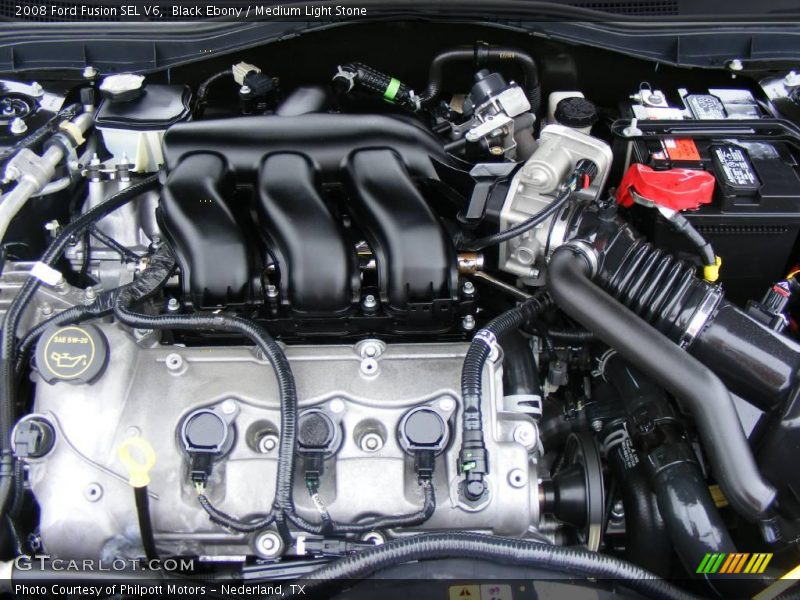 Black Ebony / Medium Light Stone 2008 Ford Fusion SEL V6