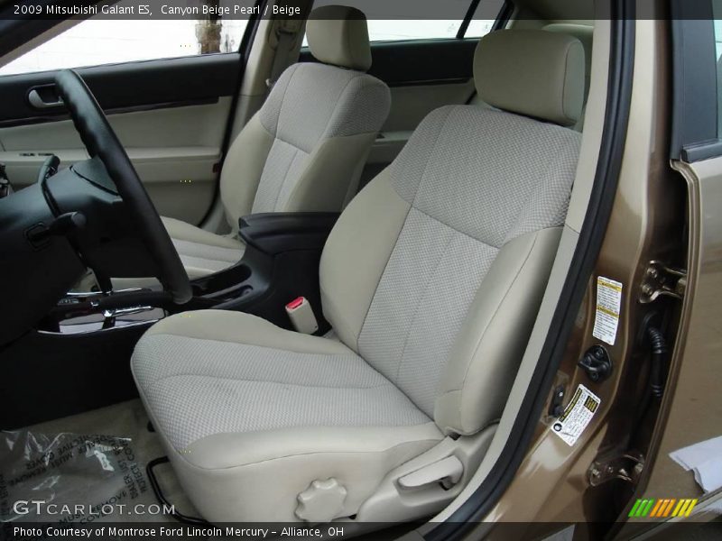 Canyon Beige Pearl / Beige 2009 Mitsubishi Galant ES