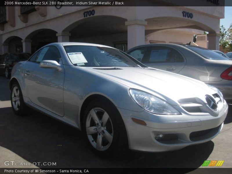 Iridium Silver Metallic / Black 2006 Mercedes-Benz SLK 280 Roadster