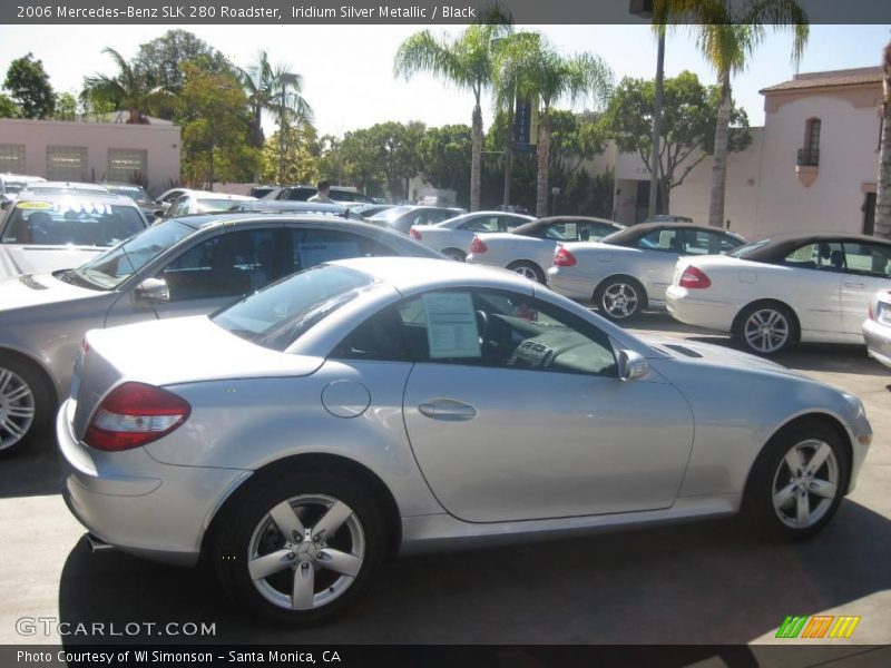 Iridium Silver Metallic / Black 2006 Mercedes-Benz SLK 280 Roadster
