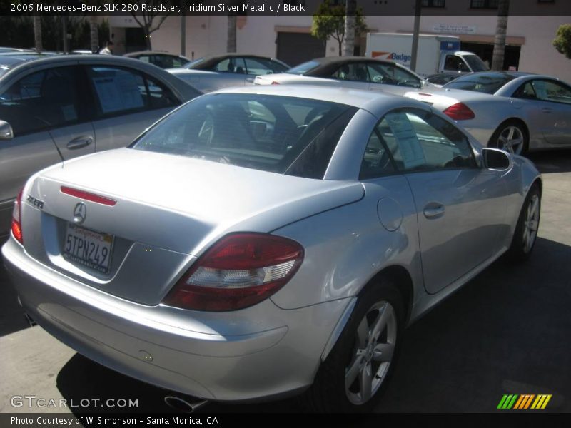 Iridium Silver Metallic / Black 2006 Mercedes-Benz SLK 280 Roadster