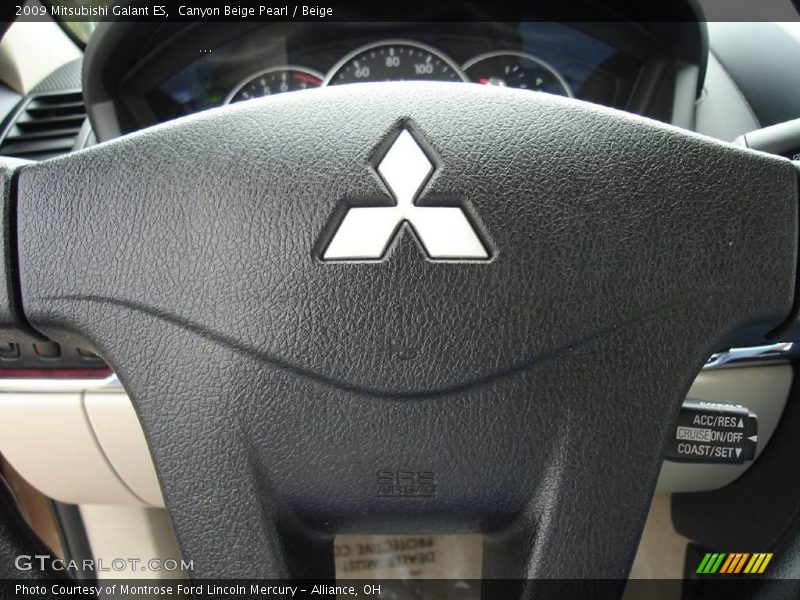 Canyon Beige Pearl / Beige 2009 Mitsubishi Galant ES
