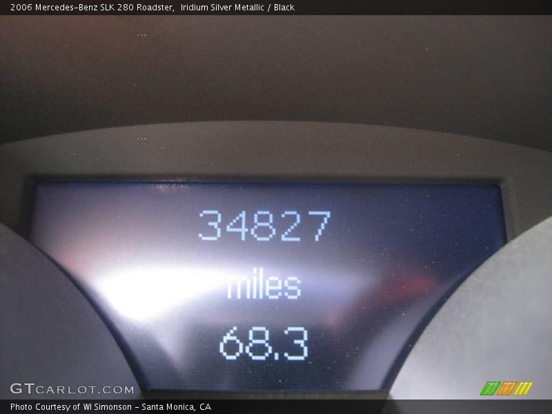 Iridium Silver Metallic / Black 2006 Mercedes-Benz SLK 280 Roadster
