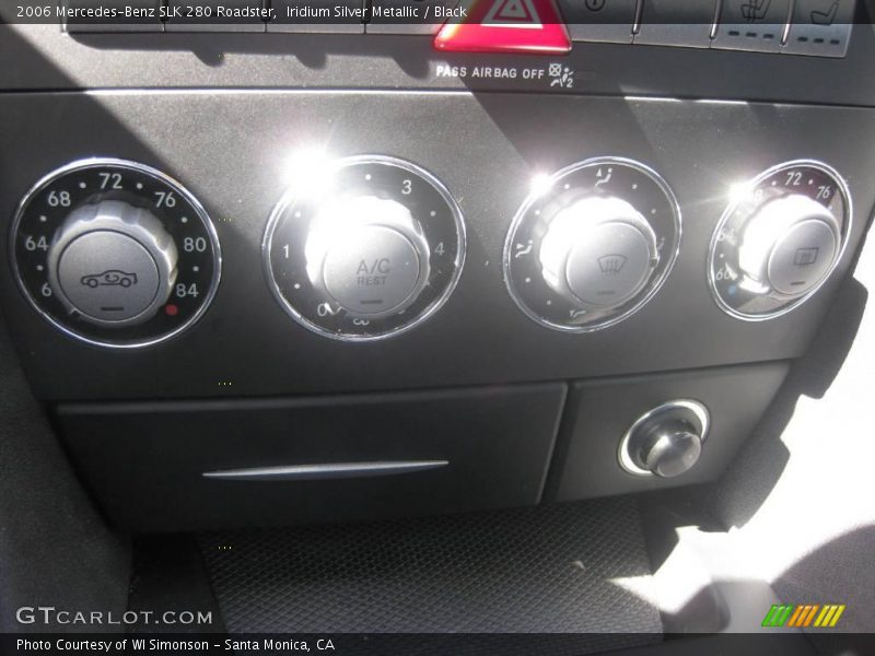 Iridium Silver Metallic / Black 2006 Mercedes-Benz SLK 280 Roadster