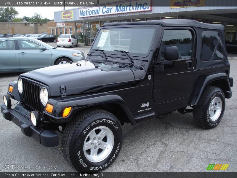 Black / Dark Slate Gray 2005 Jeep Wrangler X 4x4