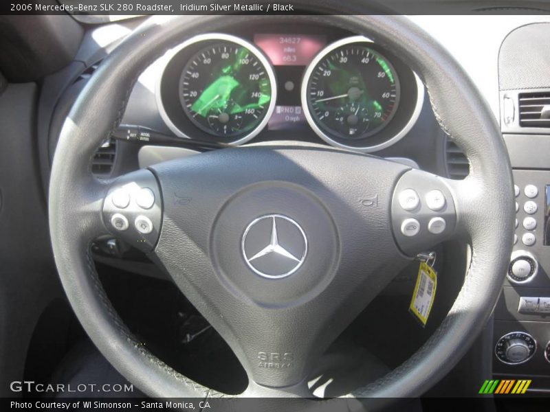 Iridium Silver Metallic / Black 2006 Mercedes-Benz SLK 280 Roadster