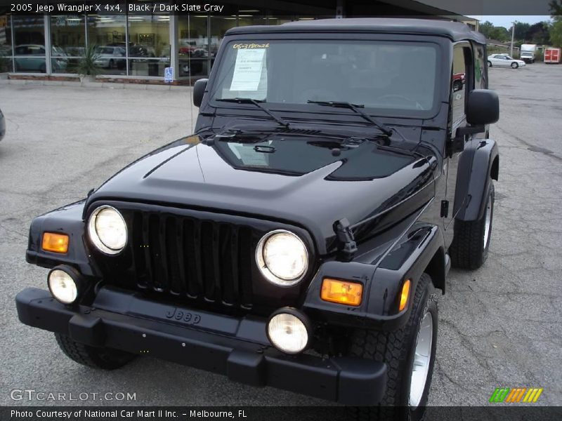 Black / Dark Slate Gray 2005 Jeep Wrangler X 4x4