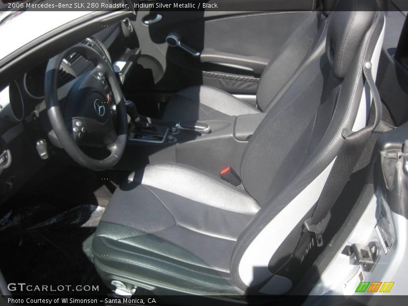 Iridium Silver Metallic / Black 2006 Mercedes-Benz SLK 280 Roadster