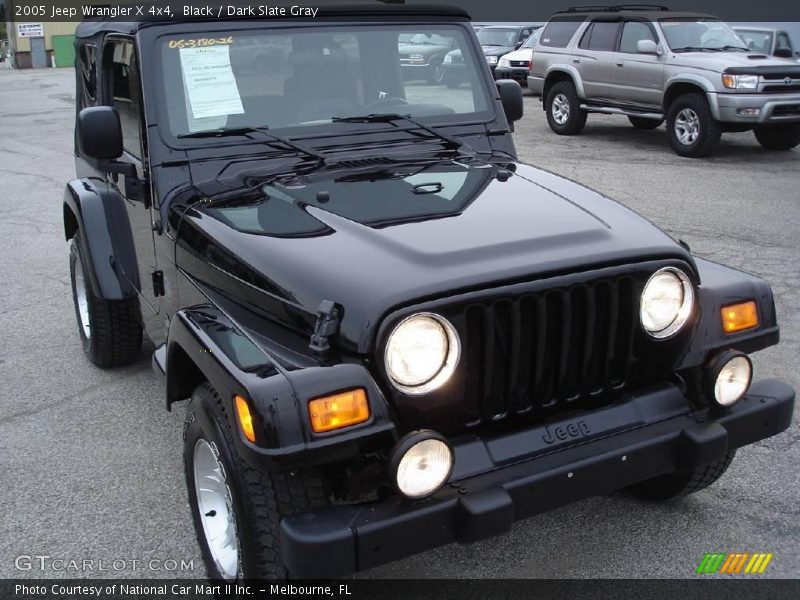 Black / Dark Slate Gray 2005 Jeep Wrangler X 4x4