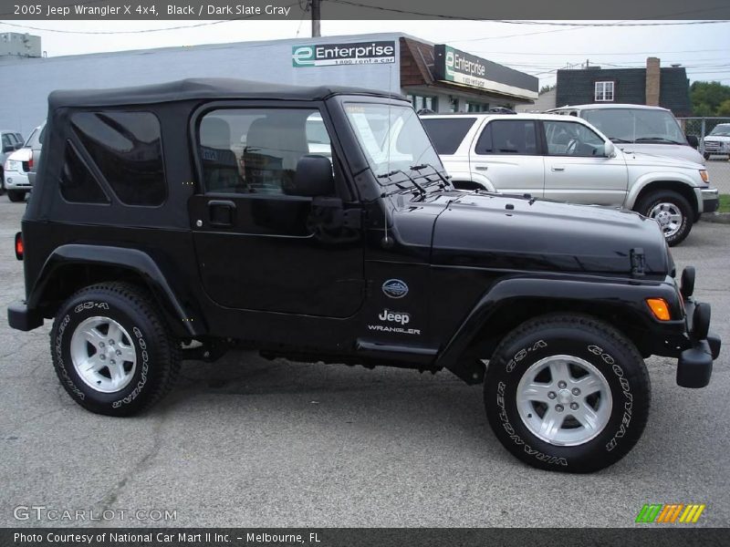 Black / Dark Slate Gray 2005 Jeep Wrangler X 4x4