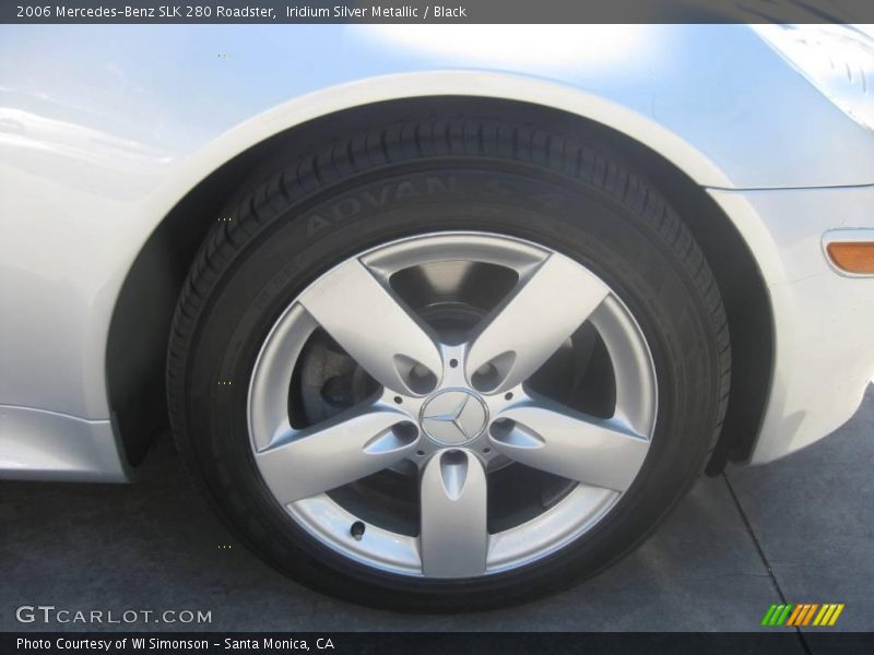 Iridium Silver Metallic / Black 2006 Mercedes-Benz SLK 280 Roadster