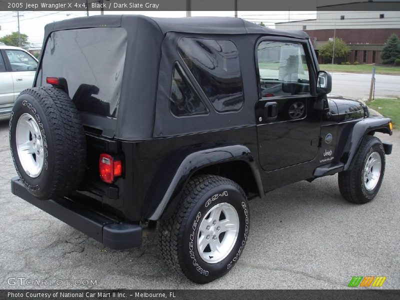 Black / Dark Slate Gray 2005 Jeep Wrangler X 4x4