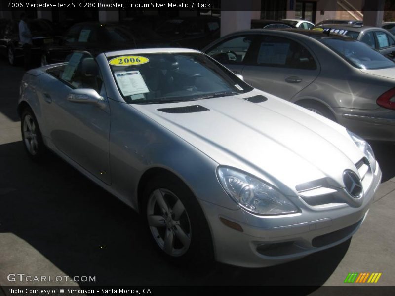 Iridium Silver Metallic / Black 2006 Mercedes-Benz SLK 280 Roadster