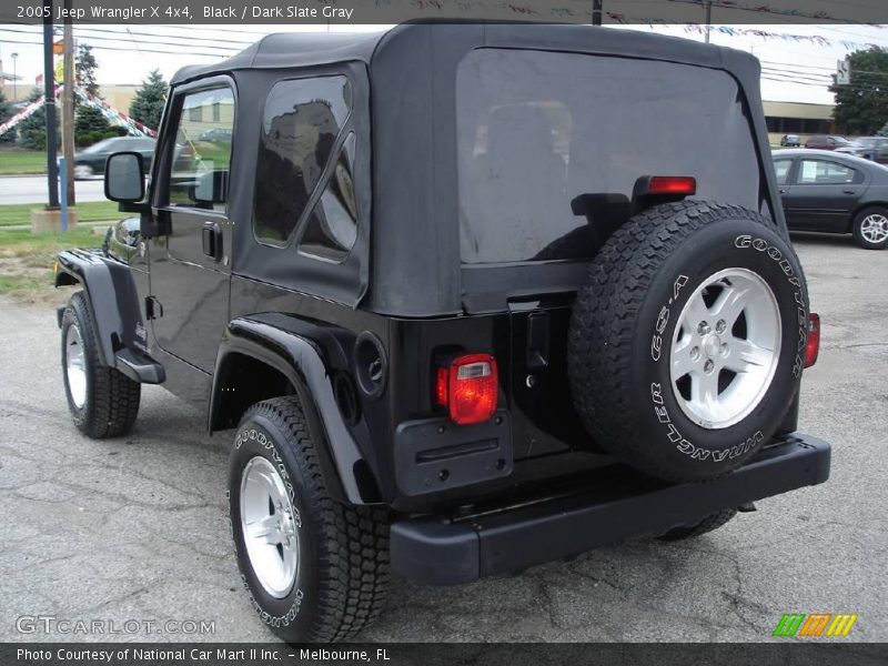 Black / Dark Slate Gray 2005 Jeep Wrangler X 4x4