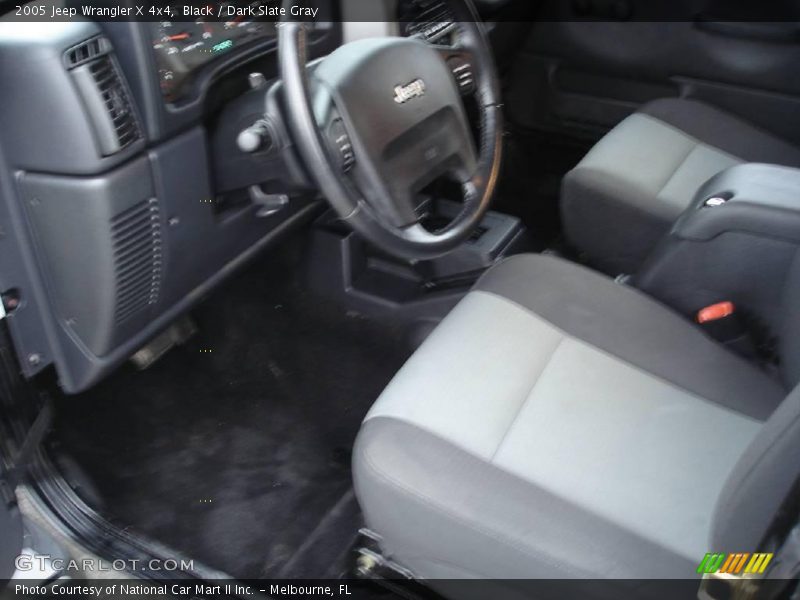 Black / Dark Slate Gray 2005 Jeep Wrangler X 4x4
