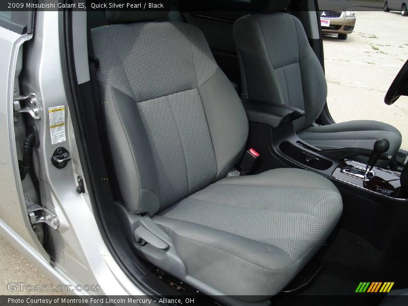 Quick Silver Pearl / Black 2009 Mitsubishi Galant ES