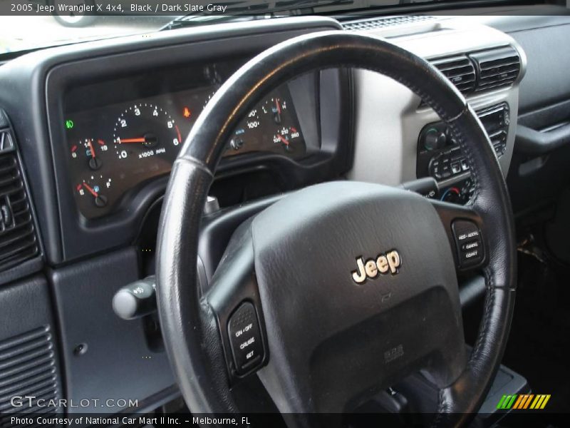 Black / Dark Slate Gray 2005 Jeep Wrangler X 4x4