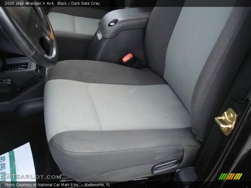 Black / Dark Slate Gray 2005 Jeep Wrangler X 4x4