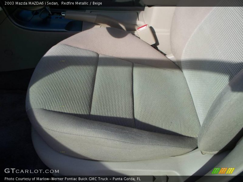 Redfire Metallic / Beige 2003 Mazda MAZDA6 i Sedan