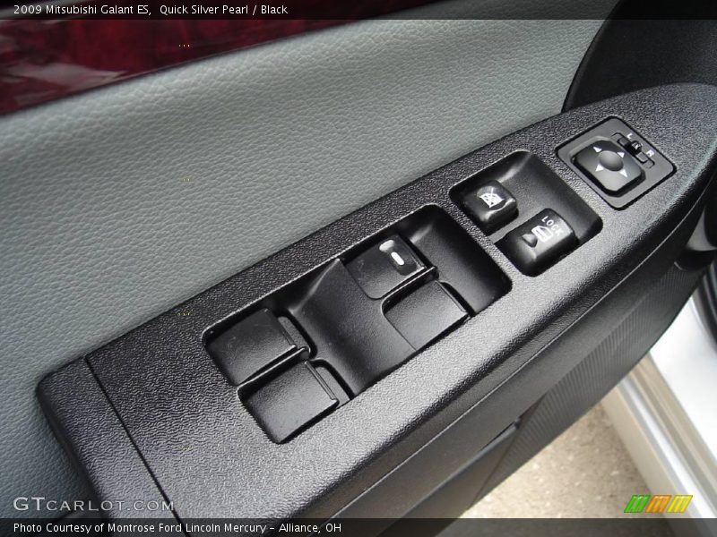Quick Silver Pearl / Black 2009 Mitsubishi Galant ES