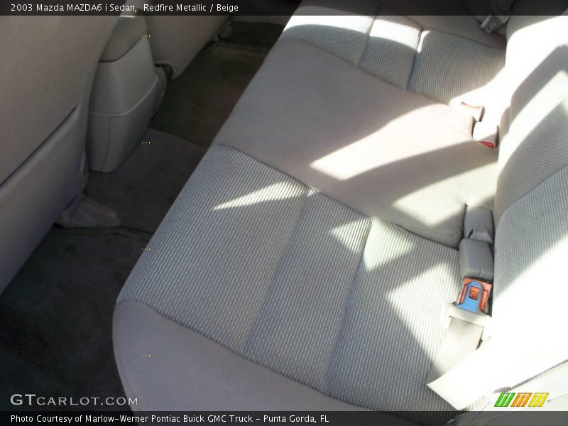 Redfire Metallic / Beige 2003 Mazda MAZDA6 i Sedan