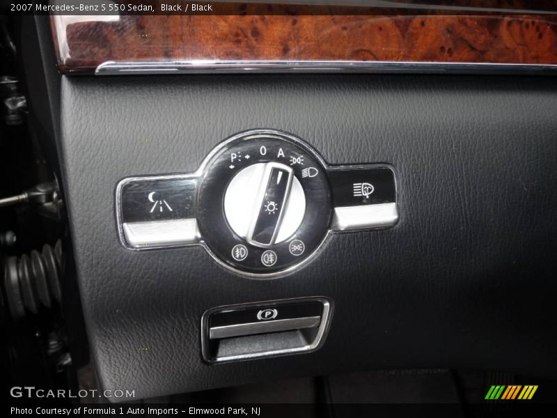 Black / Black 2007 Mercedes-Benz S 550 Sedan