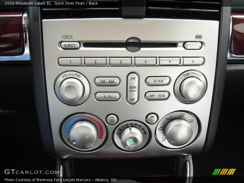 Quick Silver Pearl / Black 2009 Mitsubishi Galant ES