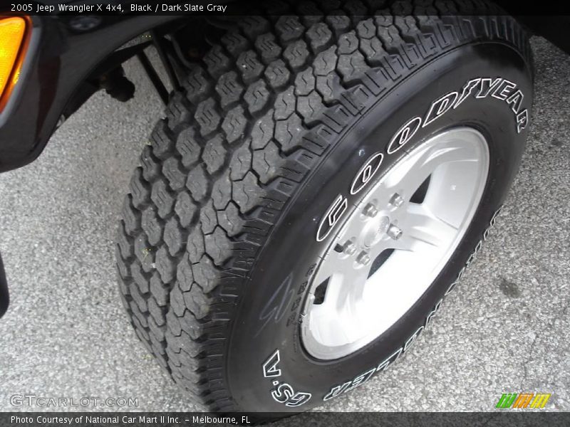 Black / Dark Slate Gray 2005 Jeep Wrangler X 4x4