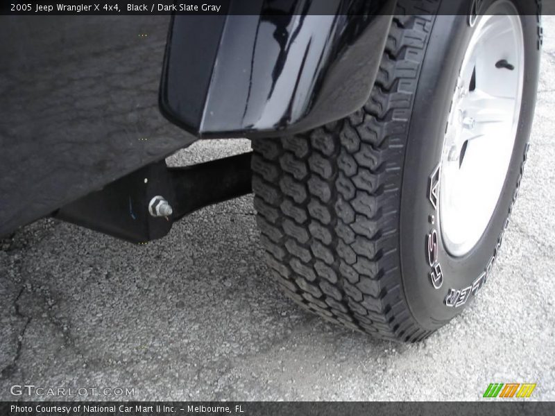 Black / Dark Slate Gray 2005 Jeep Wrangler X 4x4