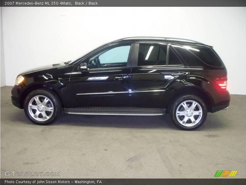 Black / Black 2007 Mercedes-Benz ML 350 4Matic