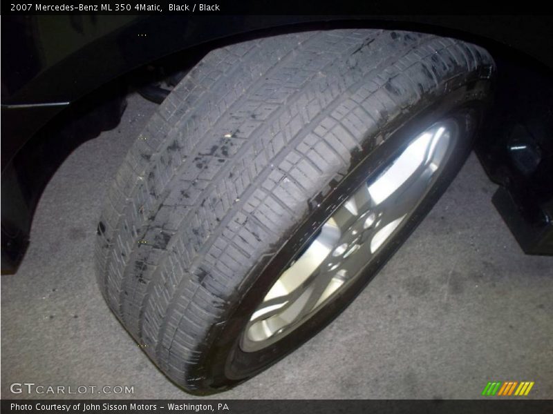 Black / Black 2007 Mercedes-Benz ML 350 4Matic