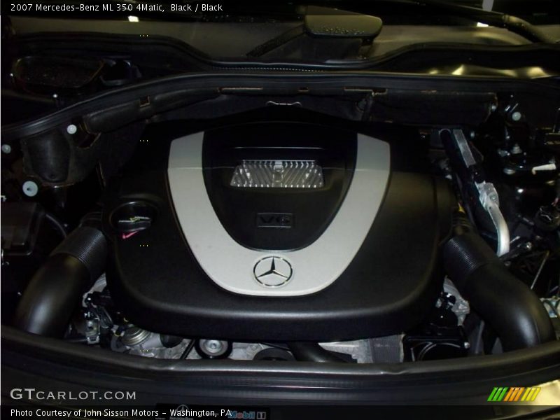 Black / Black 2007 Mercedes-Benz ML 350 4Matic