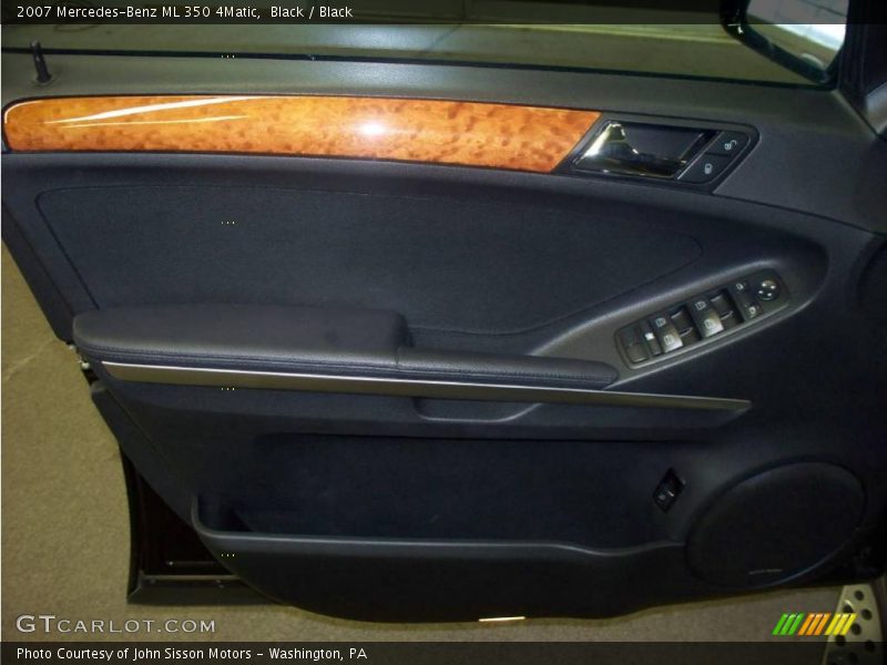Black / Black 2007 Mercedes-Benz ML 350 4Matic